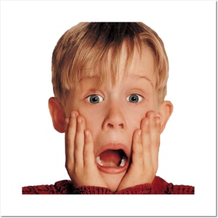 Kevin McCallister Shocked Face (Mask, Accessories etc.) Posters and Art